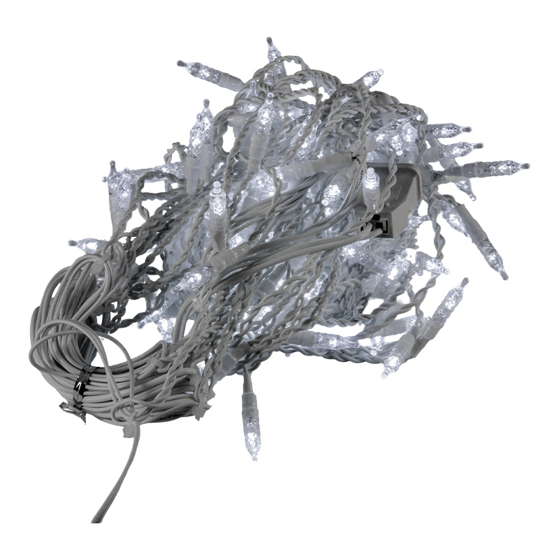 Luces de Navideñas Icicle x 100 Led Luz Blanca