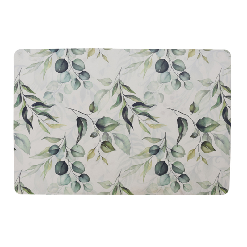 Individual Hojas Verdes Reversible 45x30cm