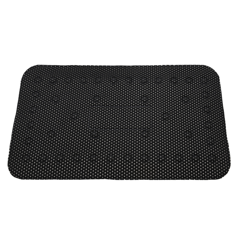 Alfombra de Baño 70x40cm Negro
