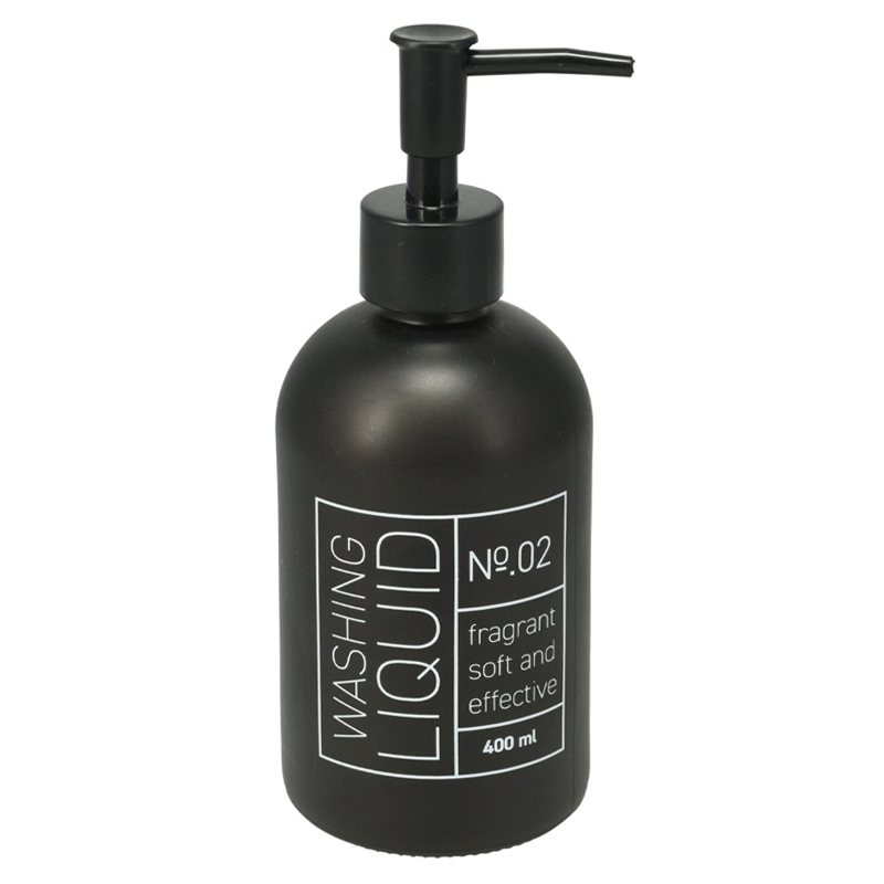 Dispensador de Jabón Washing Negro 410ml