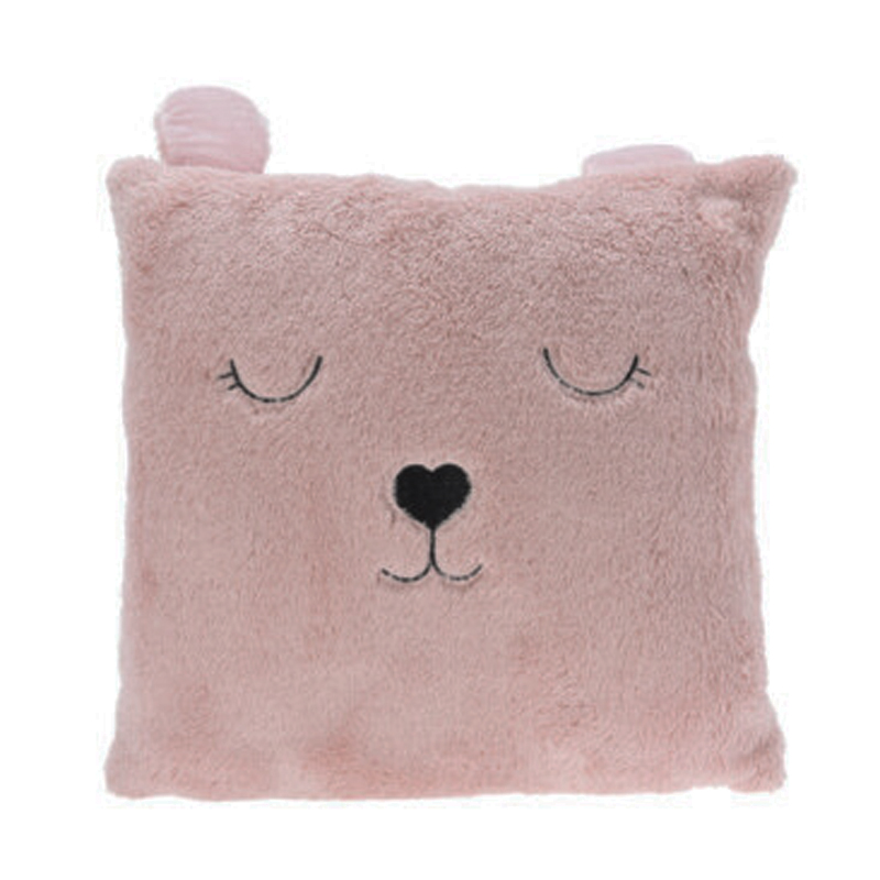 Cojín Oso Rosa 43x43cm