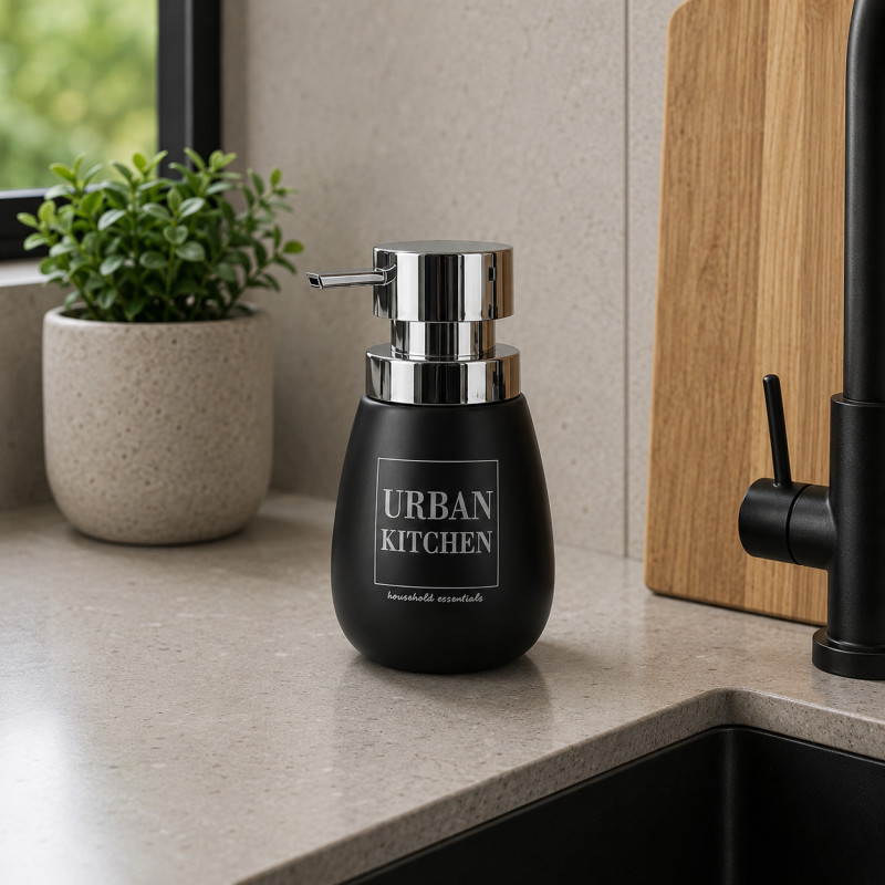 Dispensador de Jabón Urban Kitchen Negro