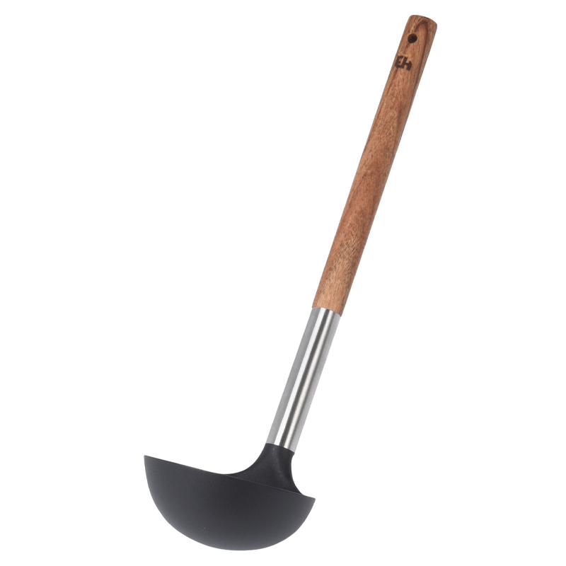 Cucharón 31cm Madera Negro