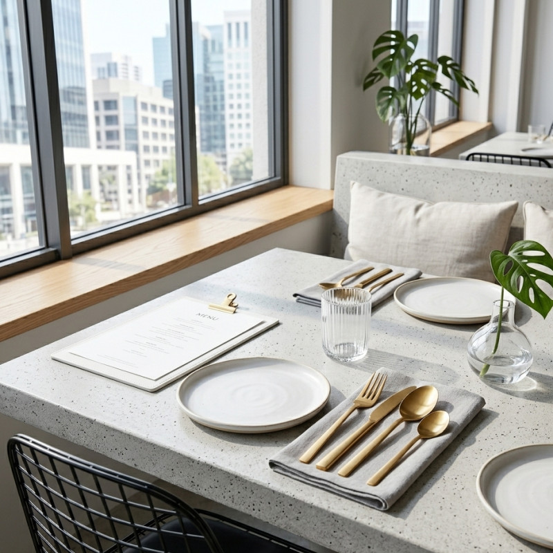 Cubierto Premiun 24 Piezas Oro  Excellent