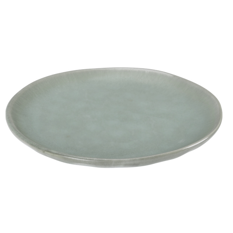 Plato Postre Earth Stoneware Verde 20cm