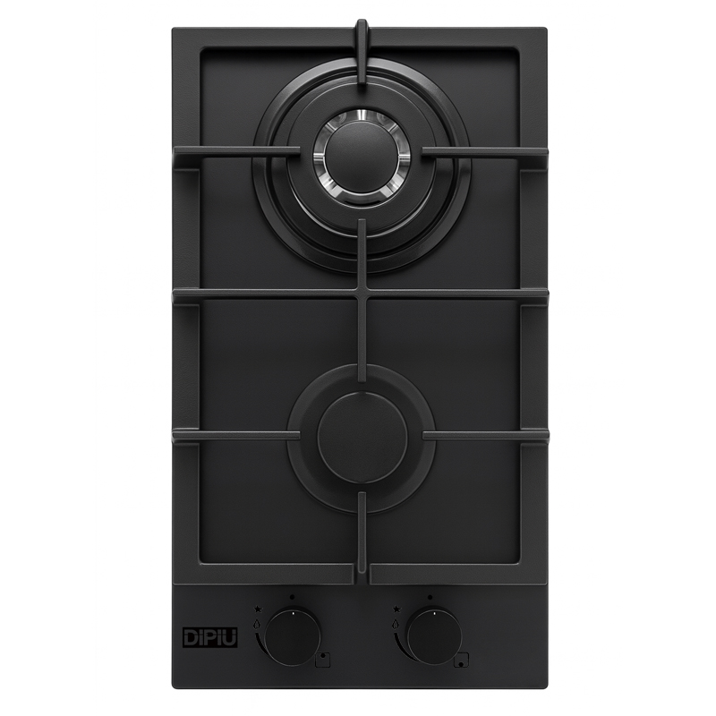 Cocina a Gas con 1 Quemador + 1 Triple Llama 29x51cm Dipiu 