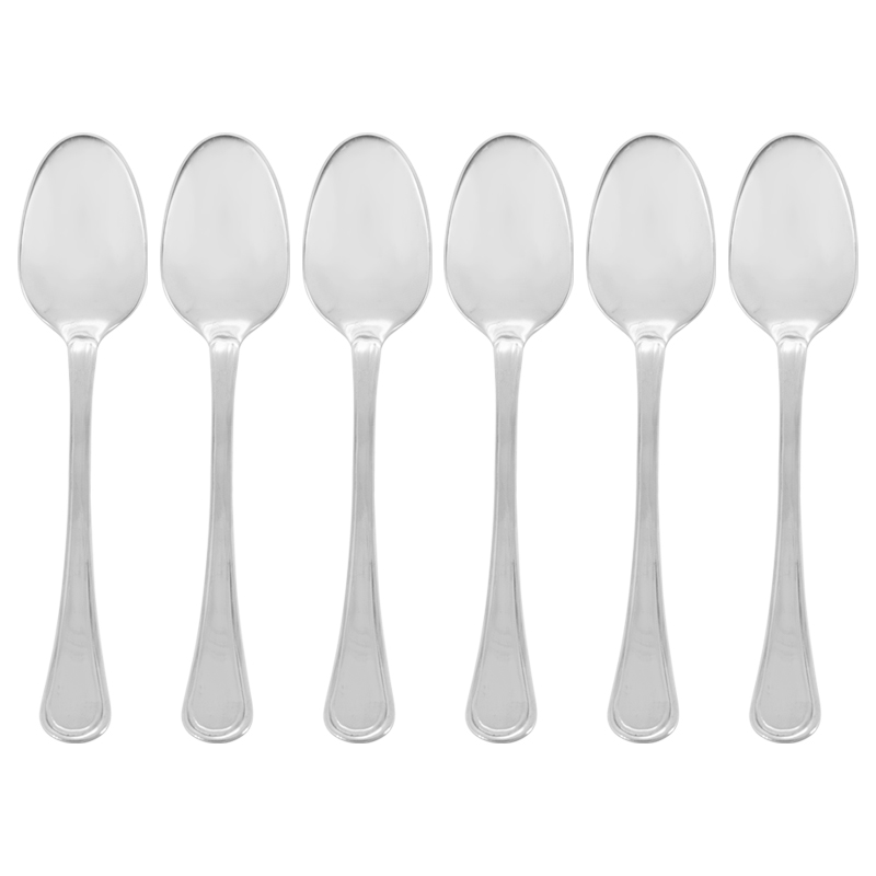 Cuchara Leonardo de Postre 6 Piezas Zanetti