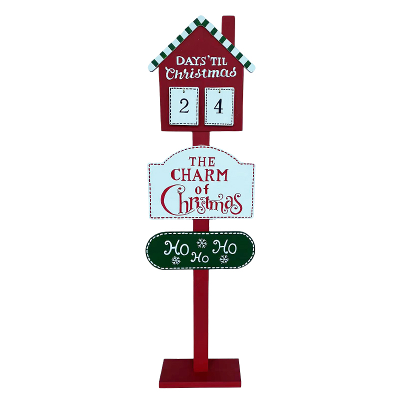 Letrero House Road 27.9X9X92cm  