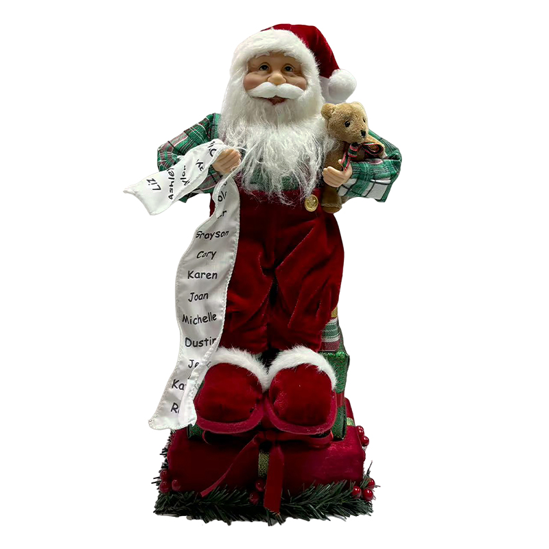 Santa Sentado con Regalos 48cm 