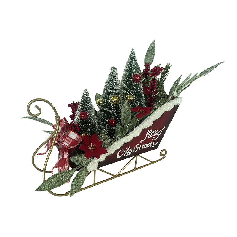 Trineo con Arboles 34.3X20.3X32.4cm