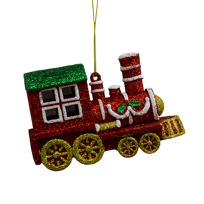 Tren Colgante Rojo 12X4.5X8cm 