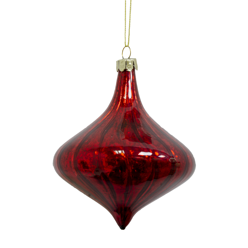 Cebolla de Vidrio Rojo 10X12cm 