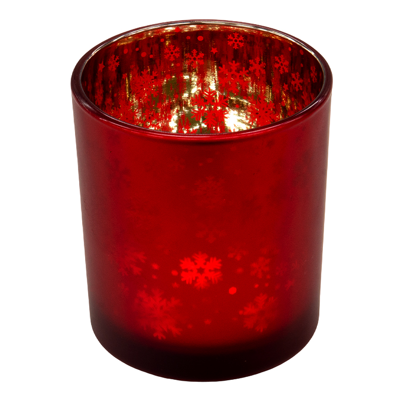 Porta Vela Rojo 7X7.8cm 