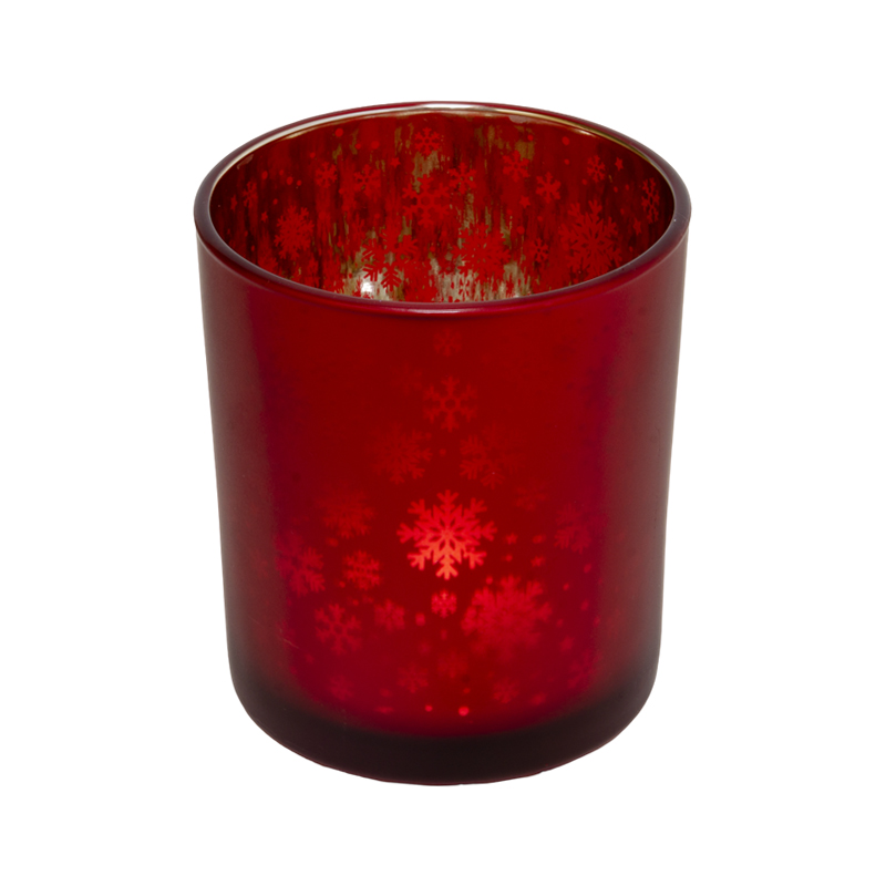 Porta Vela Rojo 9X10cm