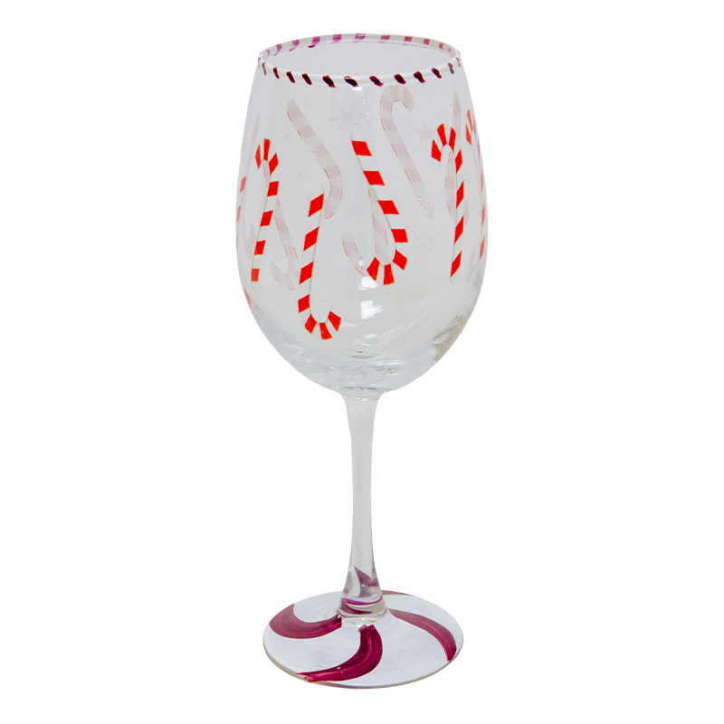 Copa de Vino 440ML Bastones 9X22X9cm
