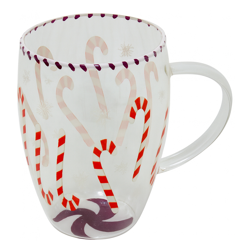 Mug 480ML Bastones 12X12X7cm