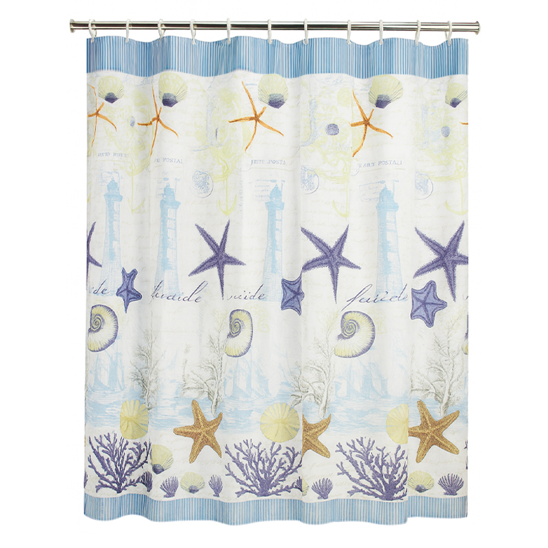 Cortinas de Baño PVC 180x180cm Surtida