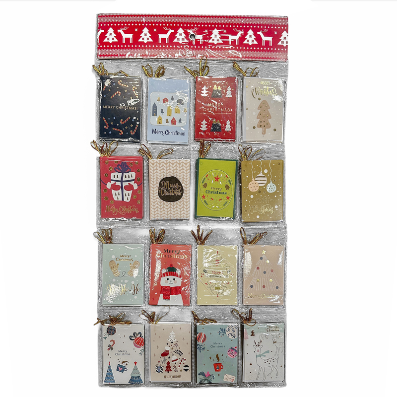 Tarjetas Navideñas 64 Piezas 9.5x6.5cm