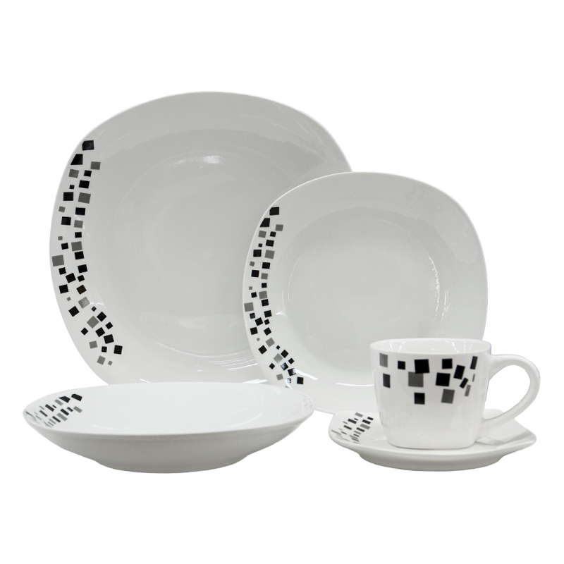 Vajilla Mesh 20 Piezas Vitreo