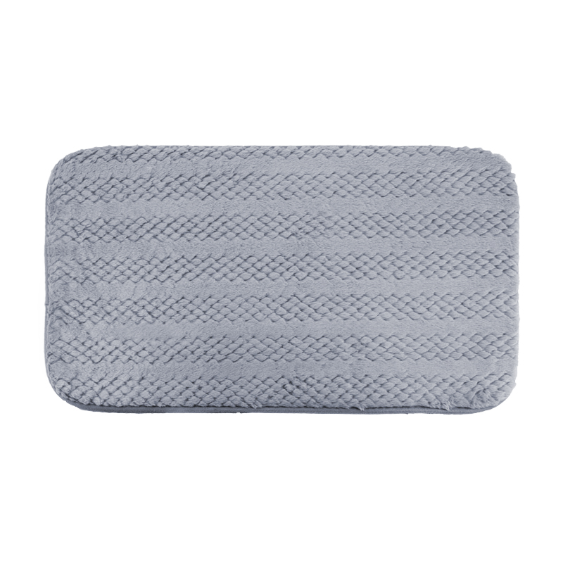 Alfombra de Baño Rombos Gris 40X60cm