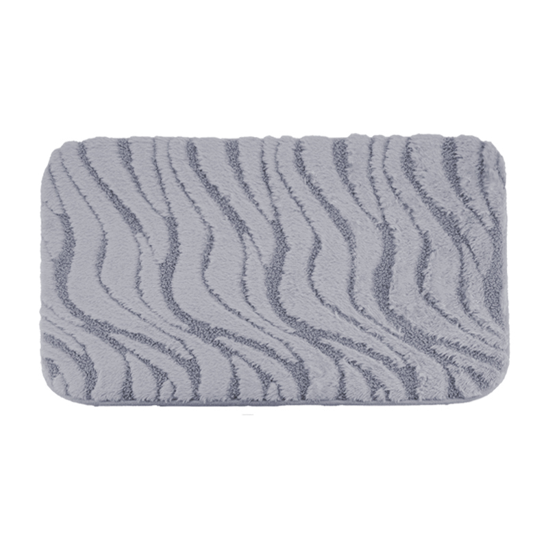 Alfombra de Baño Olas Gris 40X60cm