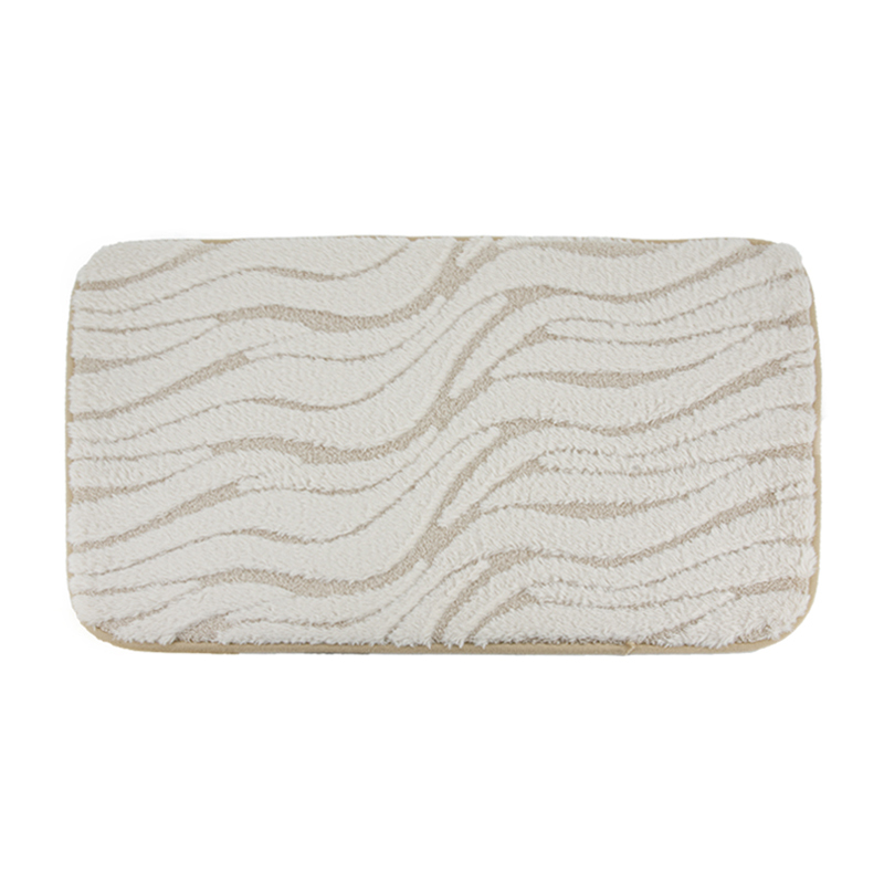 Alfombra de Baño Olas Taupe 40X60cm