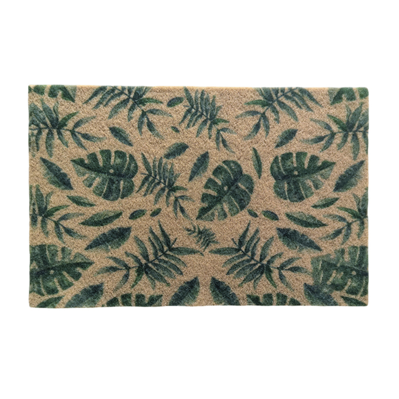 Alfombra Hojas Verdes 40X60cm