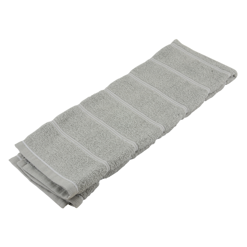 Toalla de Cocina 70x40cm Listada Blanca