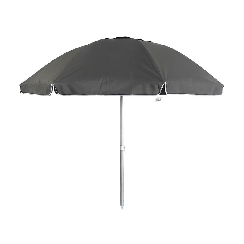 Sombrilla de Playa Aluminio UV Gris 220cm 