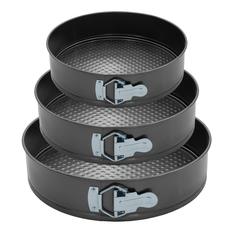 Molde para Hornear Desmontable Redondo Set de 3 Piezas