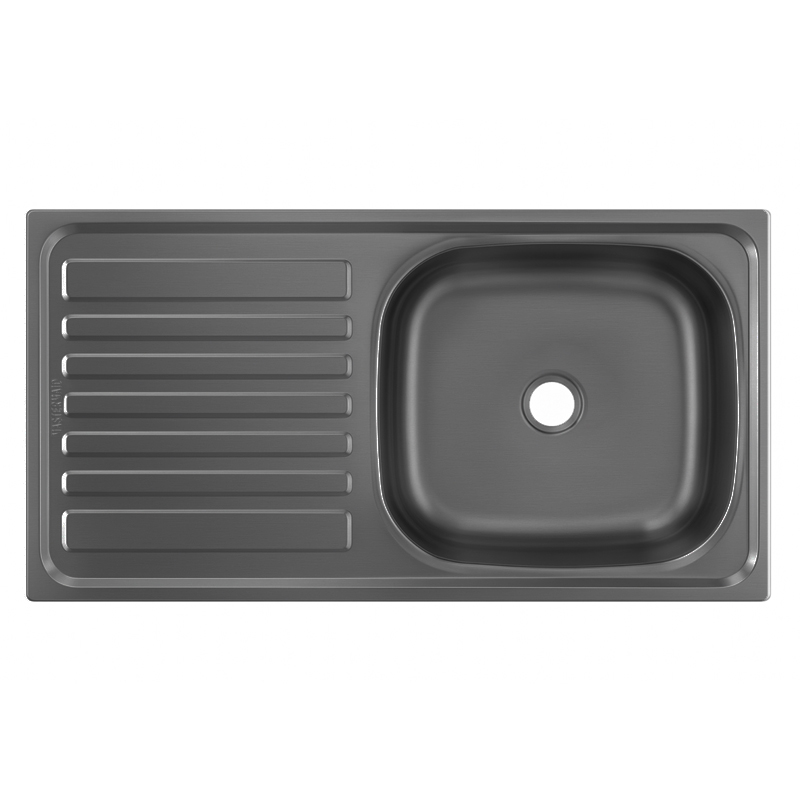 Lavadero 1 Pozo 1 Escurridor Reversible 75x40cm de Empotrar Mastermaid