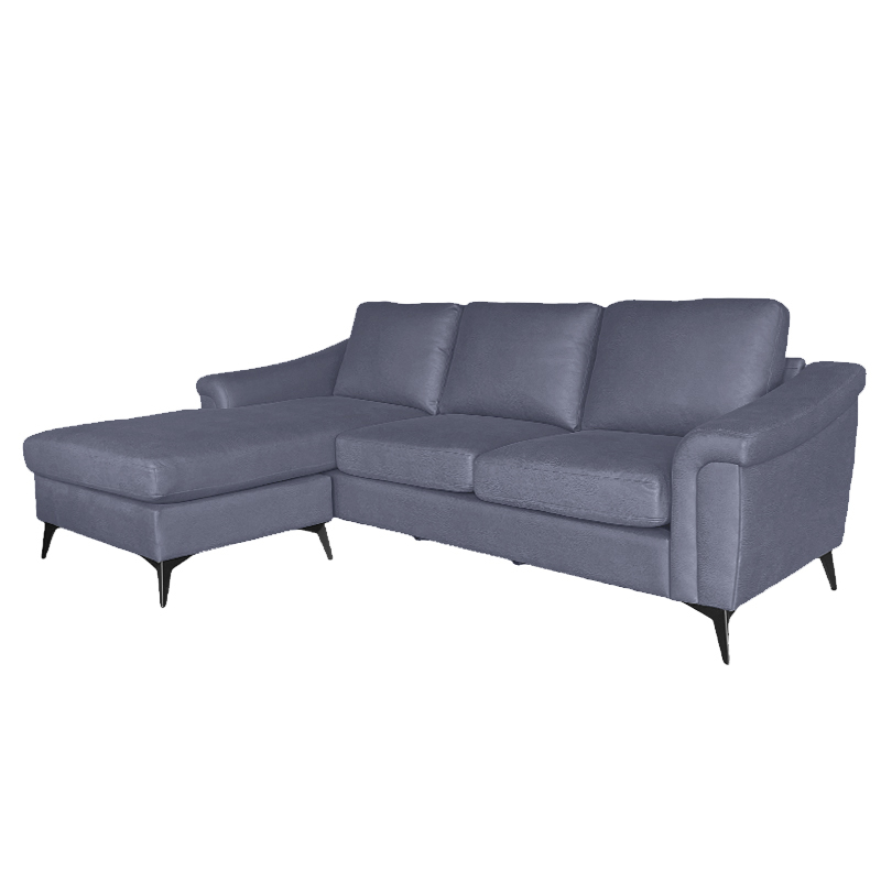 Sofá Seccional Oldfield Derecho o Izquierdo Gris Oscuro