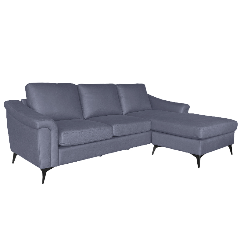 Sofá Seccional Oldfield Derecho o Izquierdo Gris Oscuro