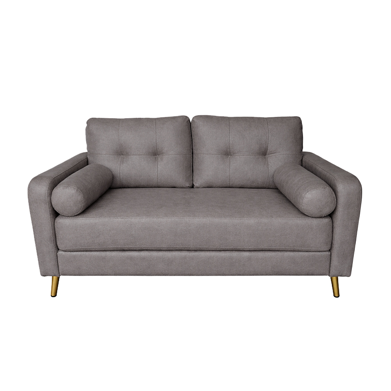 Sofá 2 Puestos Barry Gris Oscuro