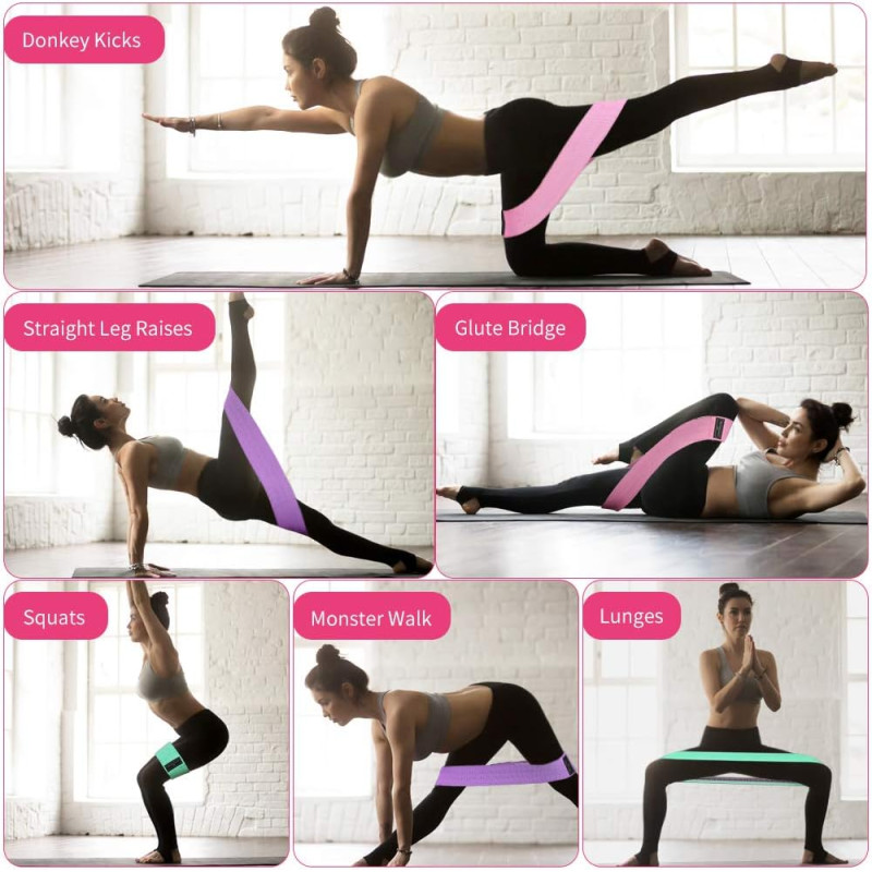 Banda de Tela Elástica en Set 3 Niveles