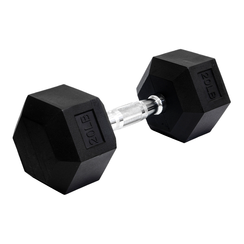 Mancuerna Metálica Hexagonal 20 Libras 