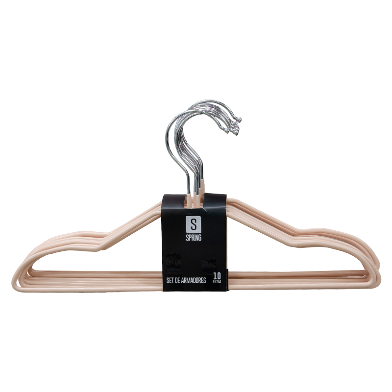 Armador para Camisa y Pantalón de Niño Cromo Rosado 10 Piezas