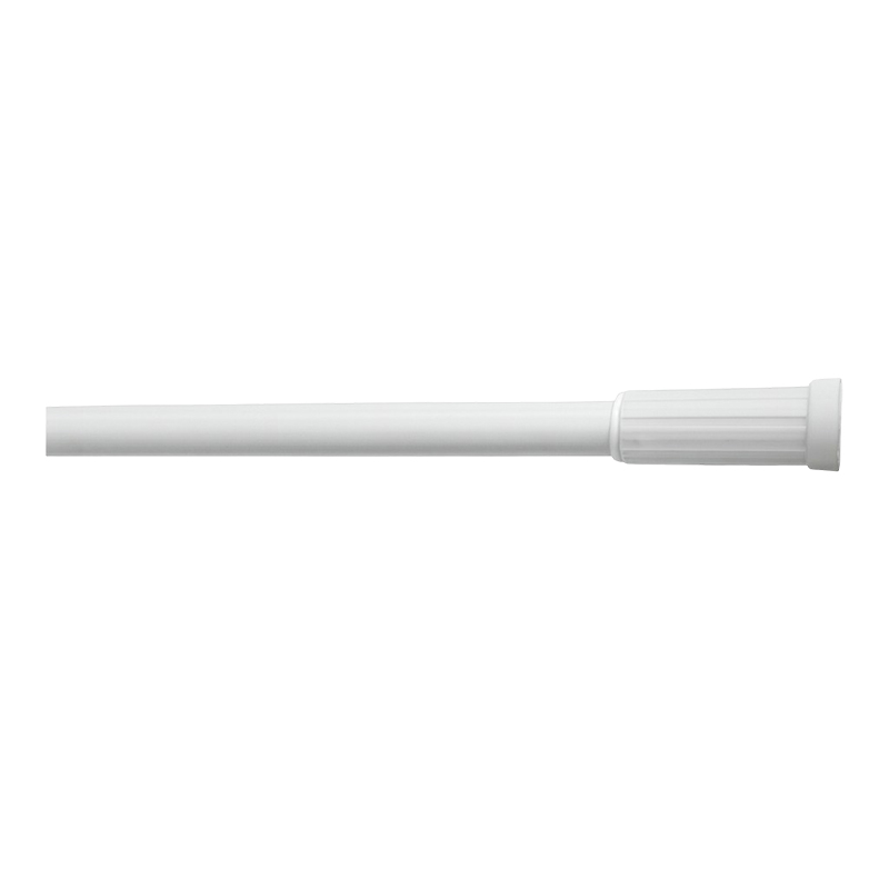 Tubo para Cortina de Baño Blanco 140-260cm