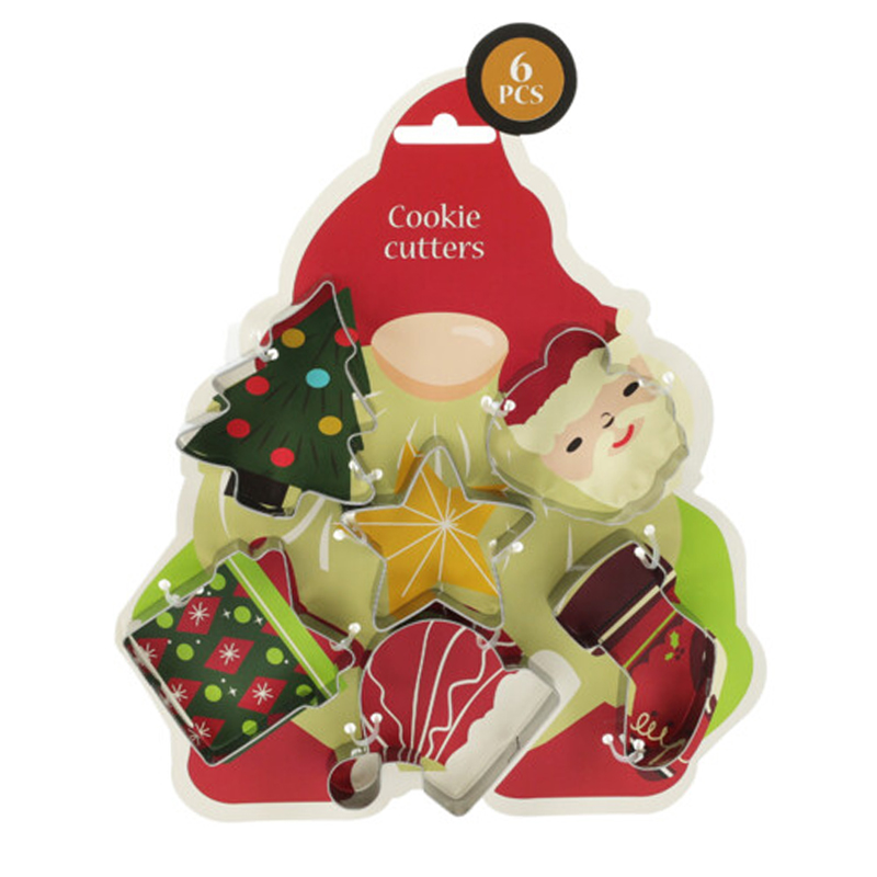 Cortador de Galletas de Gnomo 6 Piezas 6X2X7cm