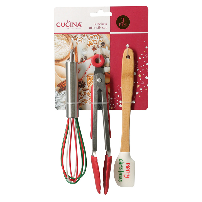 Set de Utensilios de Cocina 3 Piezas 4X20cm