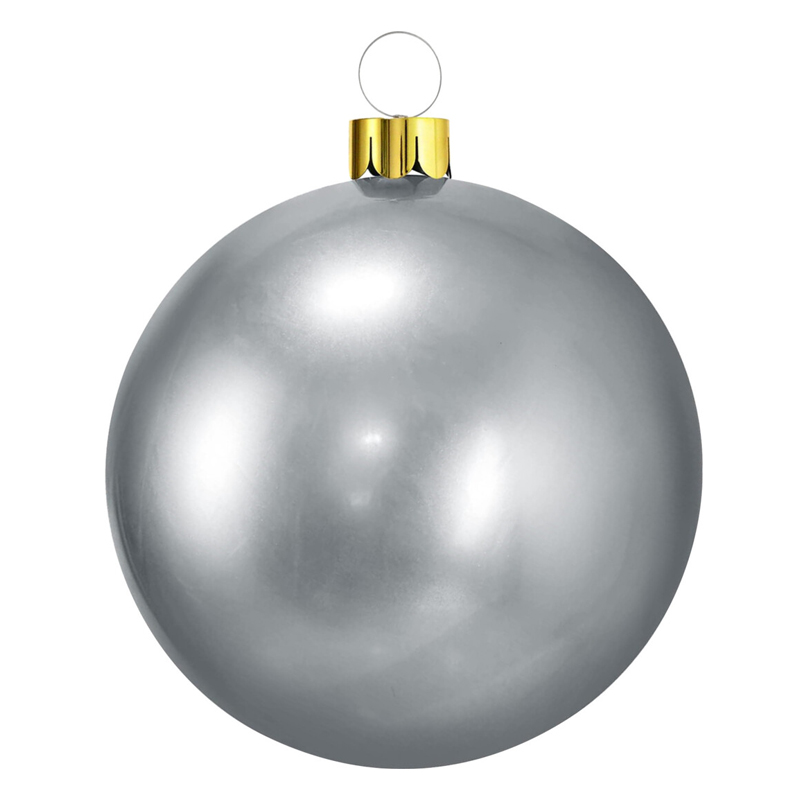 Bola de Navidad Inflable Plateada 45cm 