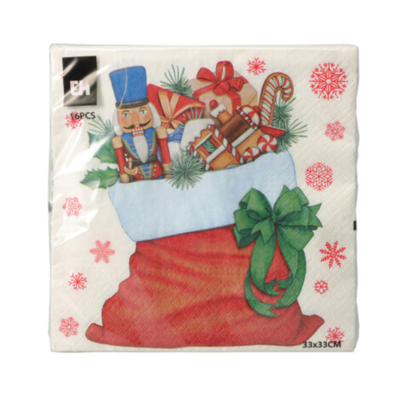 Servilletas de Papel Xmas Set de 16 17X17cm 