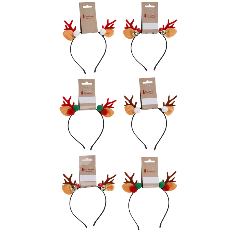 Diadema Cuernos Xmas 17X18X1cm