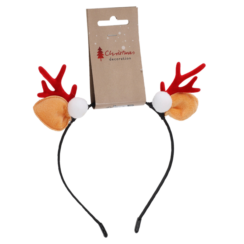 Diadema Cuernos Xmas 17X18X1cm