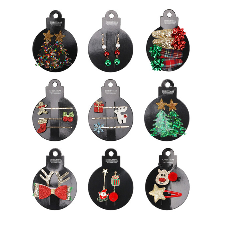 Xmas Aretes y Vinchas 5X3cm