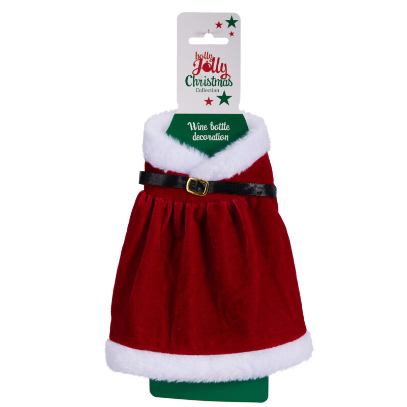 Forro de Botella de Vino Navidad 13X20X13cm