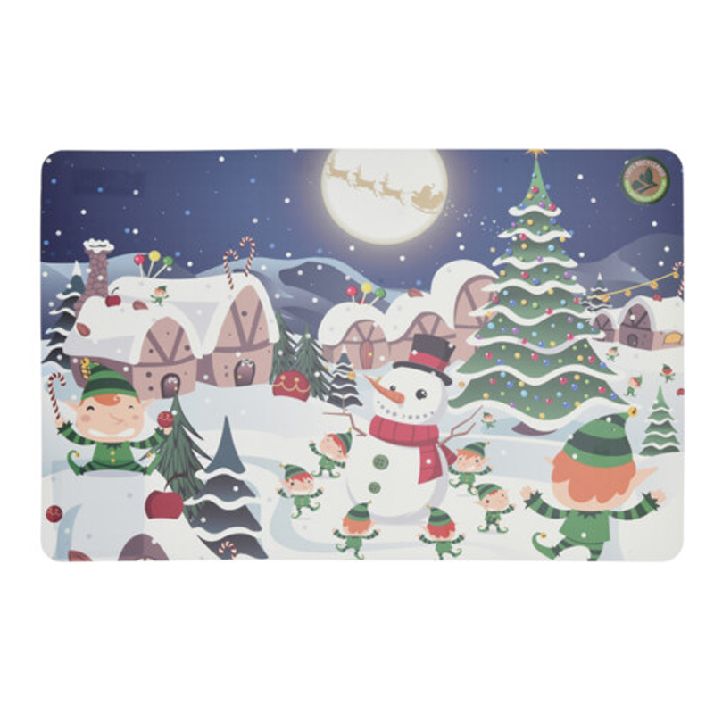 Individual Village Azul 43X28cm