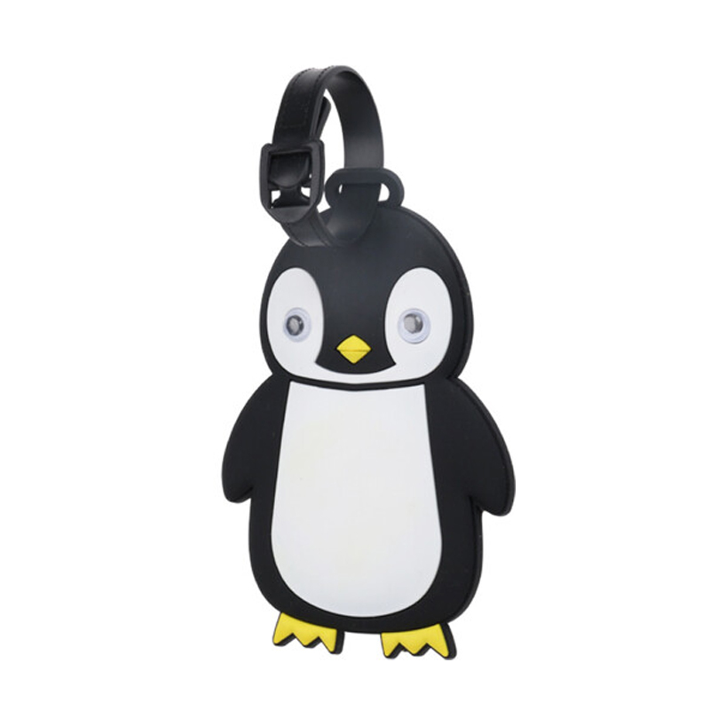 Etiqueta para Equipaje Pingüino 6X12cm