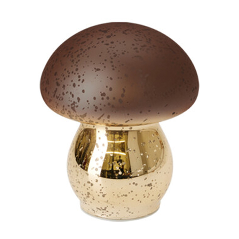 Hongo Dorado con Luz Led 13X15X13cm