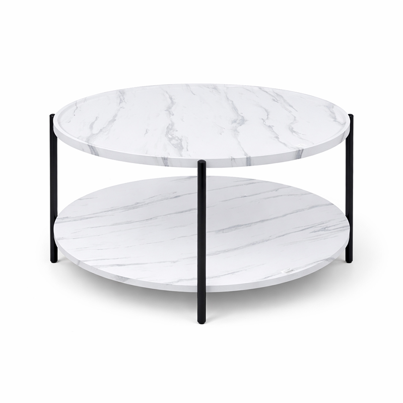 Mesa Centro Acerra White 80cm